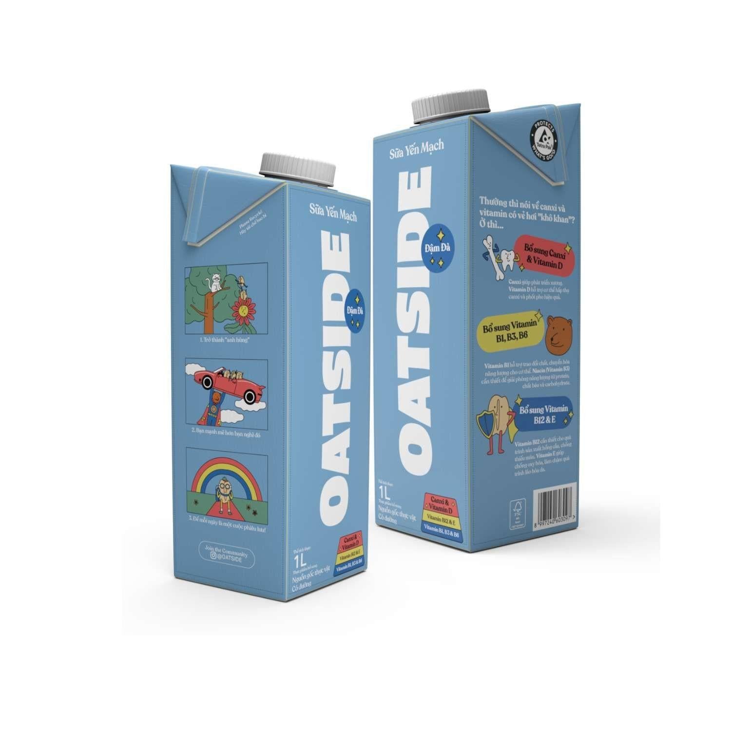 Sữa yến mạch Oatside chất lượng cao, dinh dưỡng tốt cho sức khỏe và phù hợp với lối sống lành mạnh